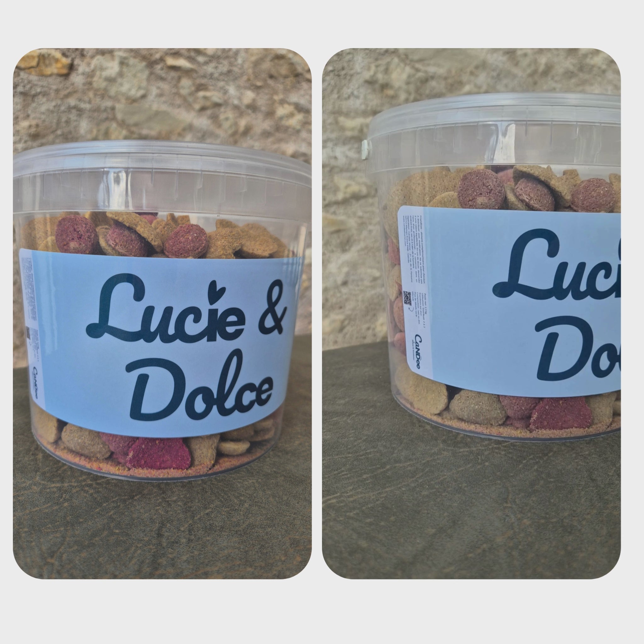Seau de bonbons pour chevaux - Complet